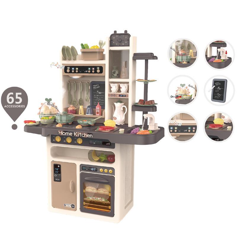 

Игровой домик Детский световой музыкальный симулятор Паровой выход Распылитель воды Кухня Кулинария Посуда Набор игрушек