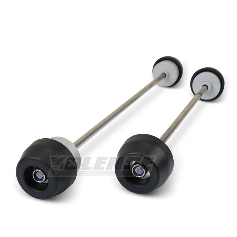 Motorcycle Accessories Front & Rear Axle Fork Crash Sliders Wheel Protector For ZX6R ZX636 ZX-6R ZX 6R -2024