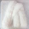 New Faux Fur Women Scarf Long Fluffy Shawl Wrap Solid Color Winter Warm Neck Cover