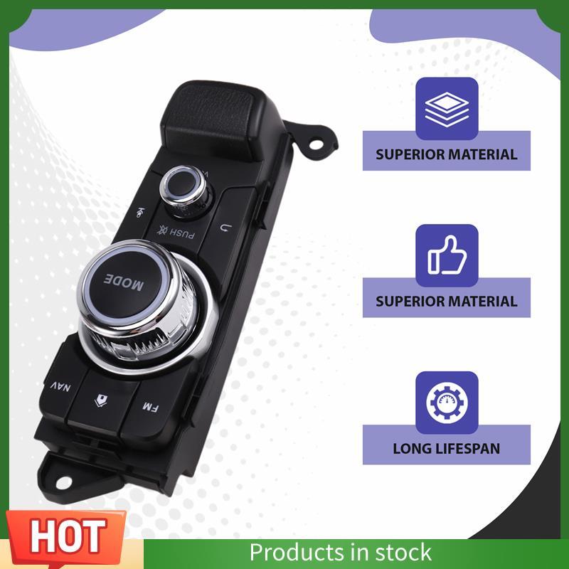 AU63-Car Central Controller Mode Knob Button Mouse NAV Controller Switch Button For Mazda CX-3 2 Demio Low-End 2014-2021
