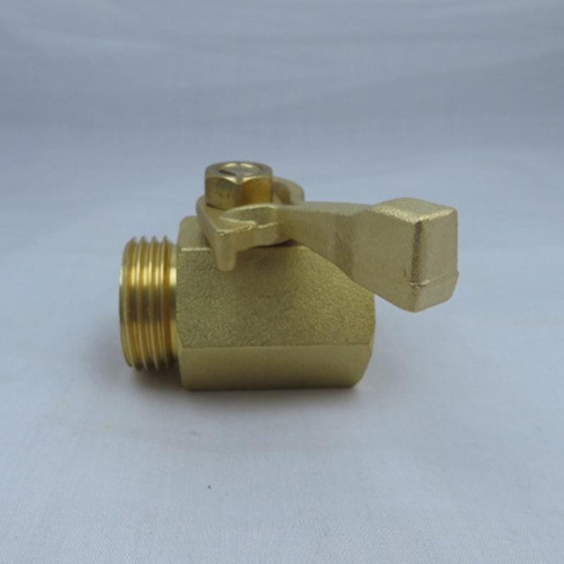 Portable Sturdy Brass 3/4Inch Hose Shutoff Valves Convenient for Outdoor Faucets and Sprinkler Systems Daily Use