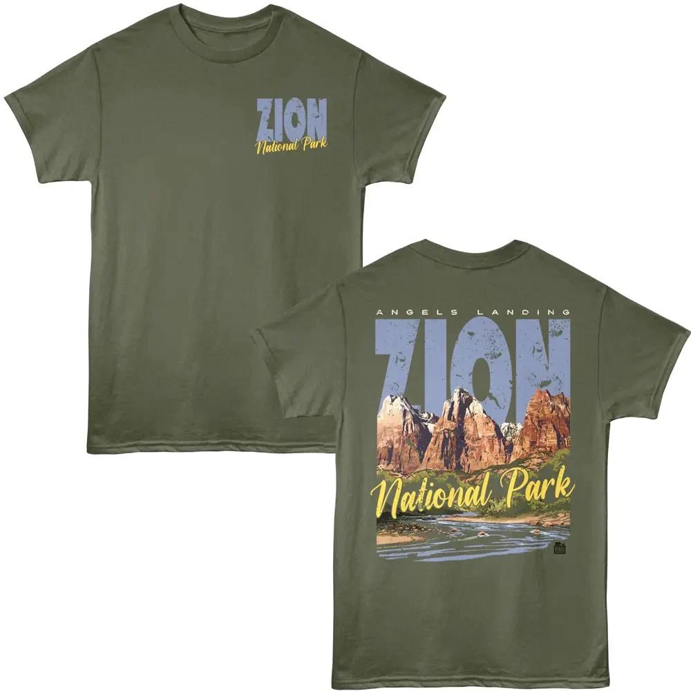Zion Angels Landing Water Men s T-Shirt 2XL