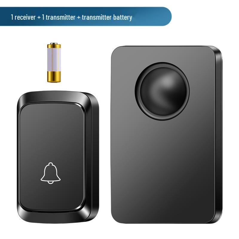 Battery-Powered Wireless Doorbell for Home - No Plug Required