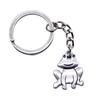 Bat Charm Keychain Spooky Insect Key Holder Halloween Day 28mm Ring