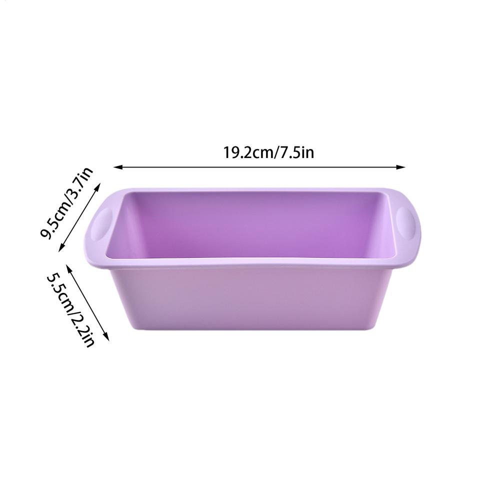 1Pc Household Rectangular Silicone Mold Candy Toast Mould Easter Bread DIY Kitchen Supplies Cake Bakeware Pan Baking Tools