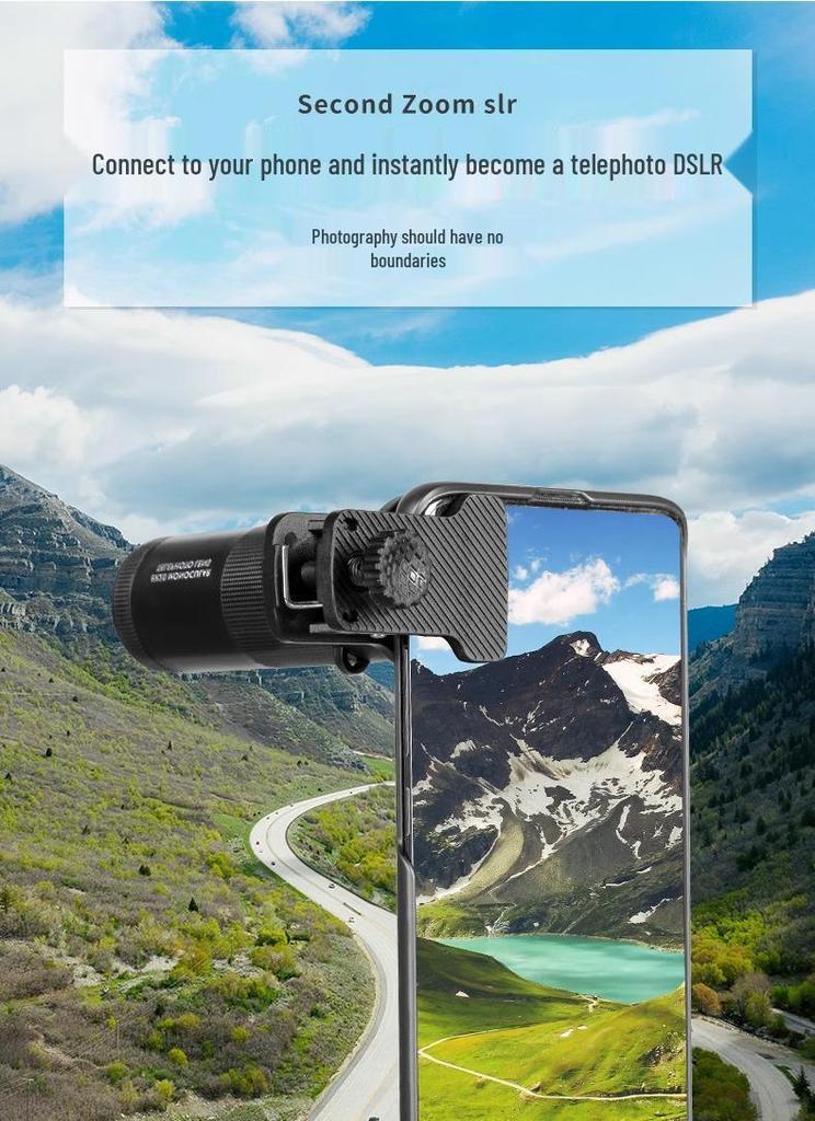 HD Pro Monocular Telescope: High Magnification, Ultra-Portable, Ideal for Concerts and Outdoor Use.