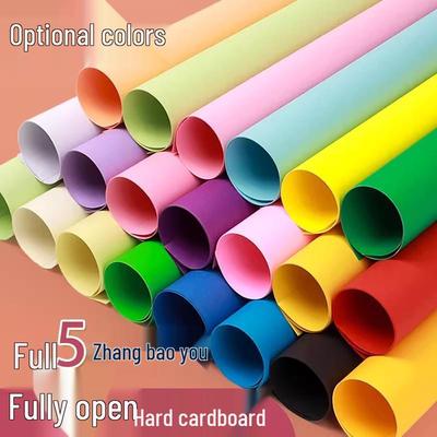 Large A0 Red Cardstock: Handmade Colored Paper Sheet for Kindergarten