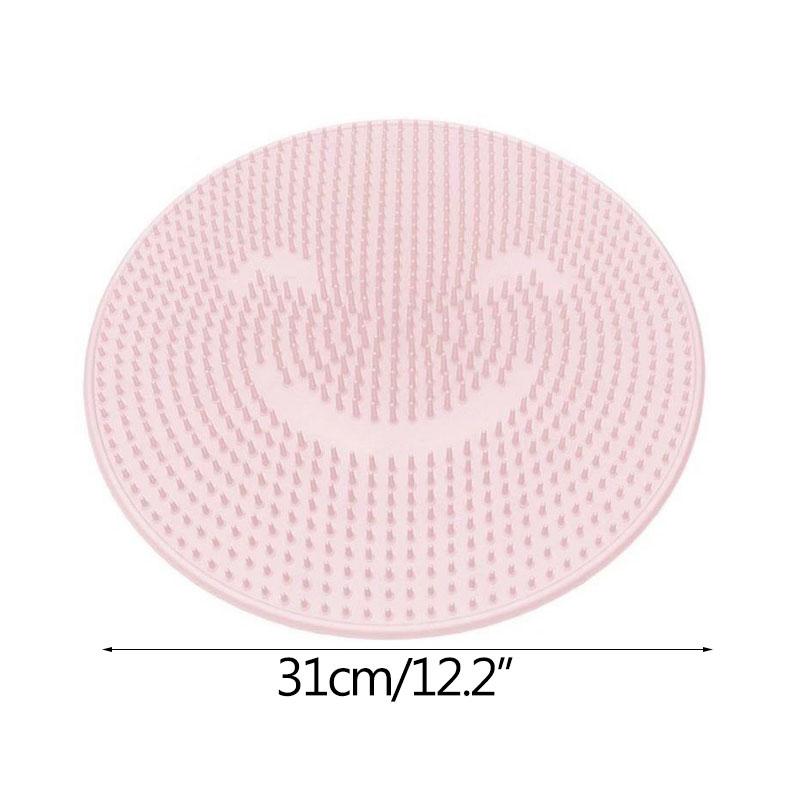 Foot Massage Brush Bathroom Accessories Silicone Massage Brush Bath Mat Cleaning Tools Household Supplies