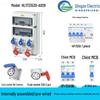 Qingze Outdoor Waterproof Industrial Socket Bag - Mobile Plastic Distribution Box for Maintenance