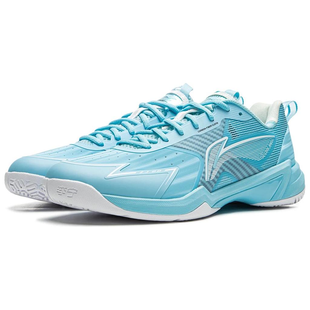 Li Ning Classic Trendy Comfortable Sports Non-Slip Wear-Resistant Low-Top Badminton Shoes Unisex sneaker Blue AYZU019-3