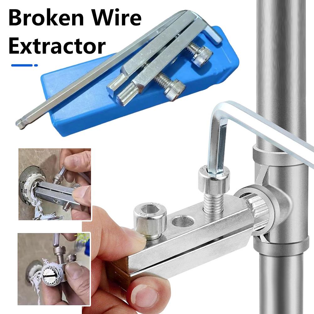Faucet Angle Valves Broken Wire Extractor,Universal Damage Screw Extractor Remover Tool,Household Manual Plumber Tool
