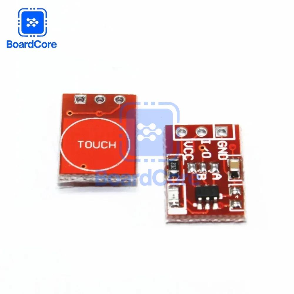 10-30PCS TTP223 Touch Button Module Single Channel Self Locking Touch Switch Sensor 2.5-5.5V Capacitor Type Switches for Arduino