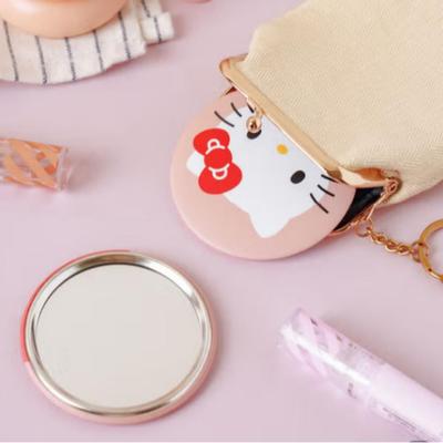 Hello Kitty Round Hand Mirror Pink