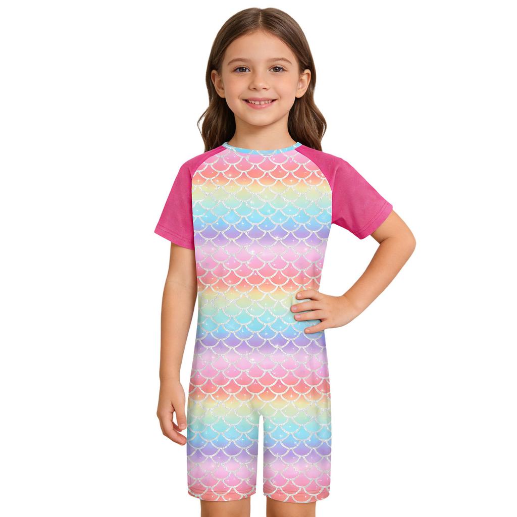 Mono Adorable Estampado Adaptativo para Niños con Necesidades Especiales Cuello Redondo Manga Corta Anti-rozaduras