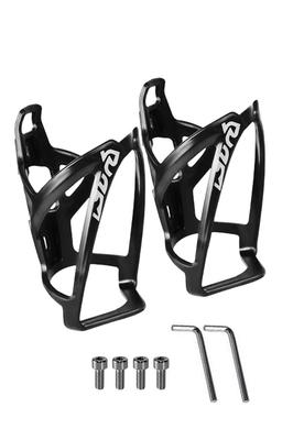 YFFSFDC Bicycle Bottle Bike Drink Water Bottle Cages with Installation Easy To Compatible with Road Cross and Mountain Set of 2 Cages, Holders,