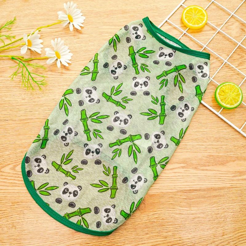 Big Dog Pet Clothes, Dog and Cat Teddy Fur, French Bulldog, Panda Mesh Cat Vests, Dog Supplies and Clothing
