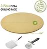 Pizza Peel Pizza Grill Set Stainless Steel Metal Wide Spatula Paddle With Folding Handle Outdoor Pizza Oven Accessories Bbq