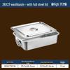 304 Stainless Steel Rectangular Storage Basin