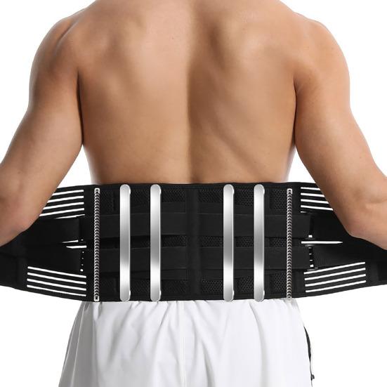 Back Brace for Men & Women, Back Support Belt for Lower Back Pain Relief, Adjustable Lumbar Support Waist Brace for Sciatica, Scoliosis, Herniated