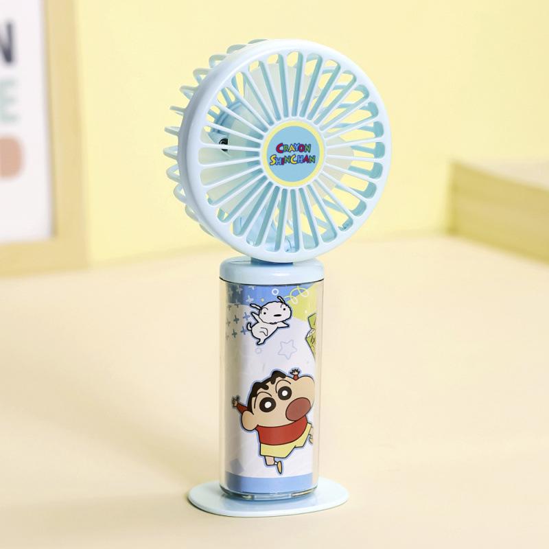 

Crayon Shin-chan USB Rechargeable Mini Handheld Desktop Fan 76x47x163 mm синій