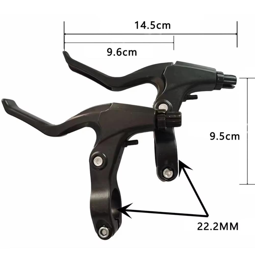 1Pairs Ultralight Cycling Brake Levers Fit 22.2mm Handlebars Disc Brake Lever for MTB Mountain Bike