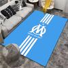 Blue OM Logo Carpet Design Suitable As a Non-slip Mat for the Living Room or Bedroom Sofa