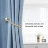 Modern Simple Magnetic Curtain Tieback with Cylindrical Three-Strand Rope Design, No-Punch Installation