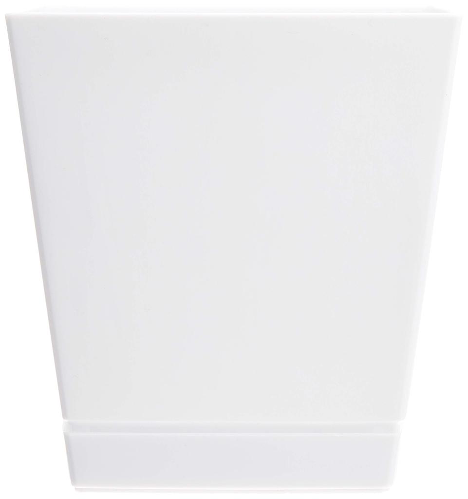 Yamato Plastkruka Planter Quench Låg Kruka (med tallrik) Nej. 6 140 x 140 x H150 Vit