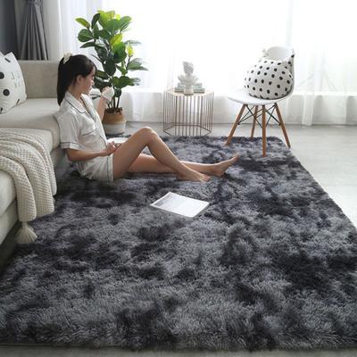 Fofo tie-dye tapete moderno super macio colorido longo pelúcia máquina lavável antiderrapante sala de estar quarto crianças piso shaggy área tapete