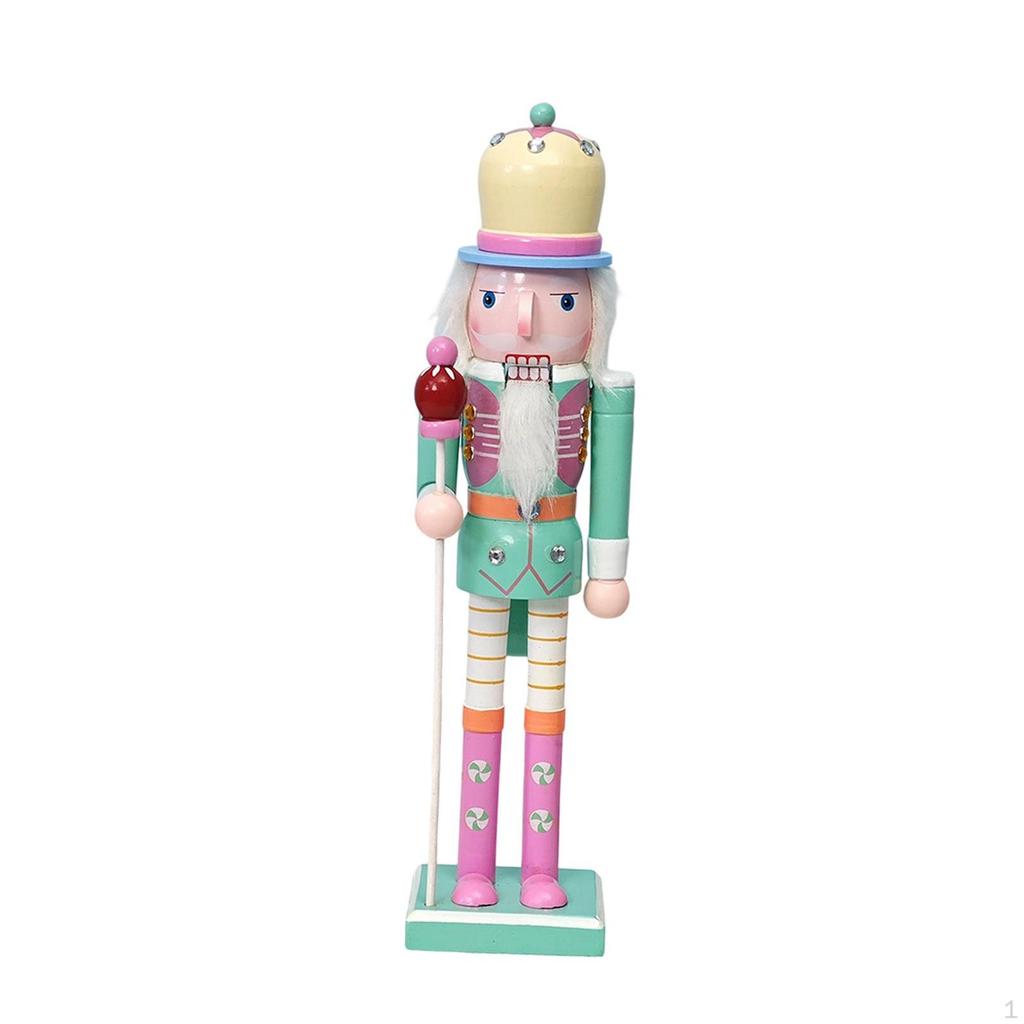 14.96inch King Nutcracker Christmas Decoration Tabletop Figurine, Doll Figure Ornament