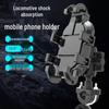 Shockproof Alloy Phone Mount for Motorcycle Handlebars & Mirrors