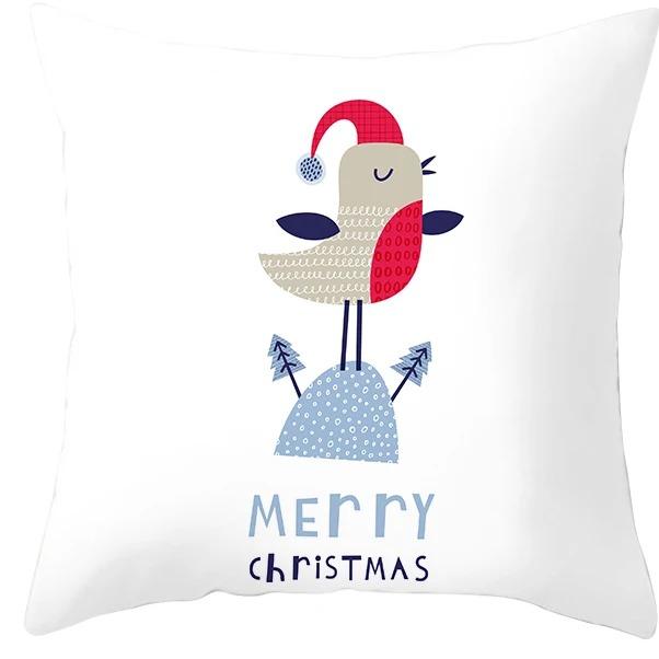 Christmas Themed Pillowcases Car Accessories Office Santa Claus Living Room Sofa Home Pillowcases