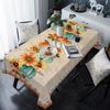 Autumn Pumpkins Sunflower Rectangle Tablecloth for Table Decor Fall Thanksgiving Harvest Kitchen Dining Table Cloth Autumn Decor