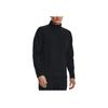 Under Armour Solid 1/4 Zip Training Slim Fit Long Sleeve T-Shirt Men Tops Black 1379673-001