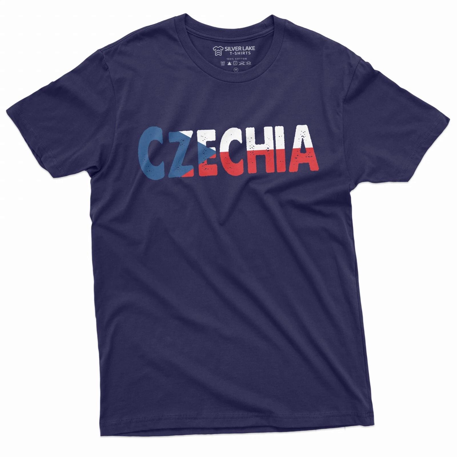 Czechia T-shirt Czech Republic Patriotic Flag Tshirt Česká republika Tee Shirt S