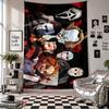 Wall TapestryHorror Movies Art Hanging Cloth Decorative Background Cover for Room Decoration