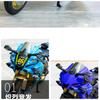 1/10 Yamaha YZF-R1 Alloy Die Cast Motorcycle Model Vehicle Collection Sound and Light Off Road Autocycle Toys Car