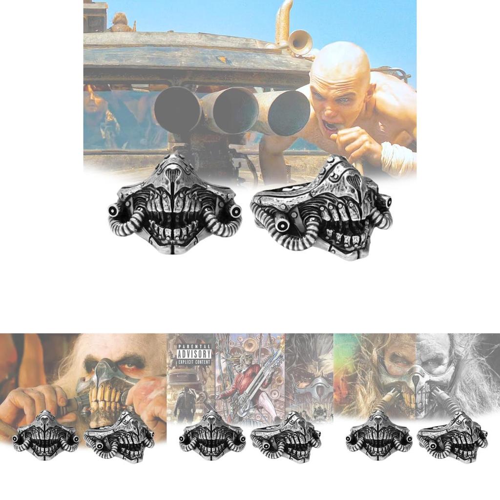 Unique Mad Max Inspired Alloy Ring Customizable Unisex Fashion Jewelry