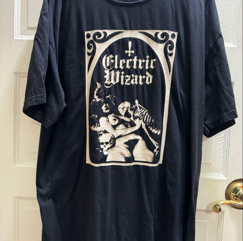 Унисекс Футболка с принтом Альбомный Тур Рок-группы Electric Wizard Размеры от S до 5XL
