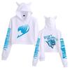 Fairy Tail Character Cat Ear Hoodie Sweatshirt for Women