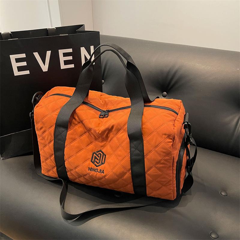 Short Trip Bag Women's Fashion Handbag Large Capacity Travel Luggage Bag Light Sports Storage Fitness Bag