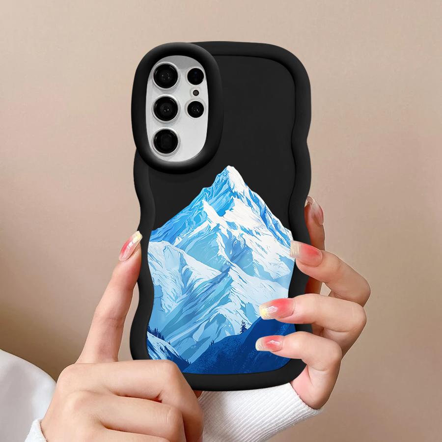 

Case for Samsung Galaxy S21 S23 Plus S20 FE A25 S25 S24 A26 S22 Ultra Soft Phone Cover A55 A24 A35 A36 A34 A54 Winter Snow Merry Galaxy S24 FE