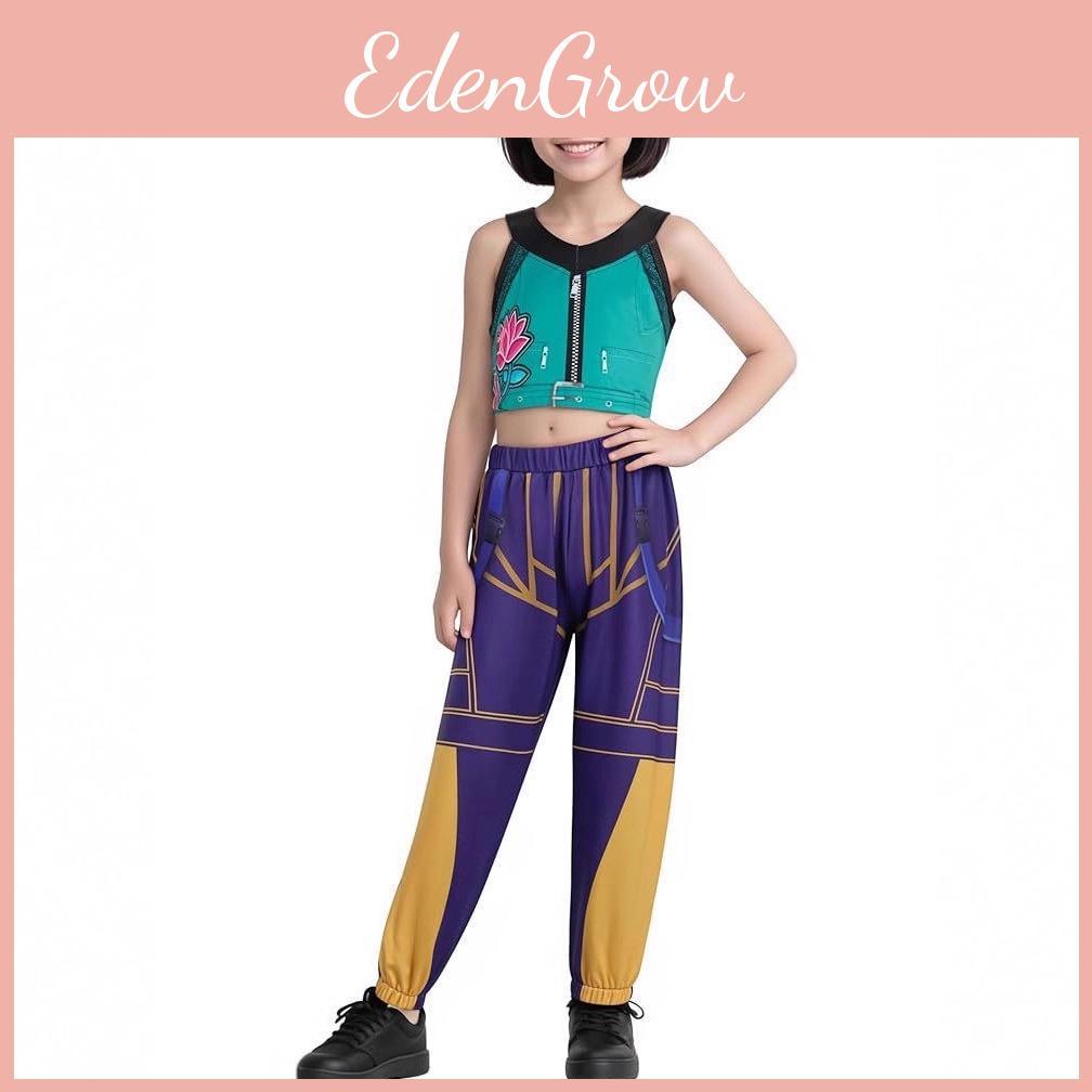 Hunters Demon Kpop Rumi Mira Zoey Barn Cosplay Kostyme Kjole Halloween Fest