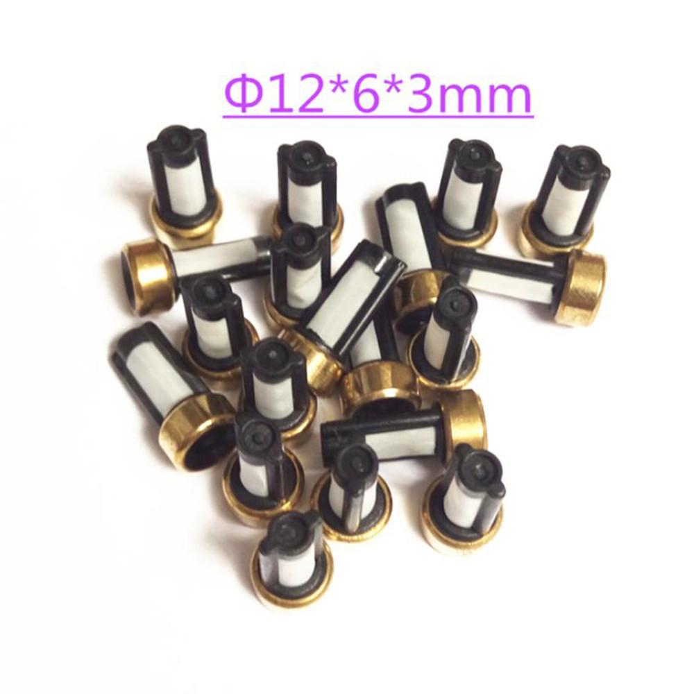 Interior Accessories Filter 100pcs Fuel Injector 6*3*12mm Auto Fastener Injector Repair Kits Interior Accessories