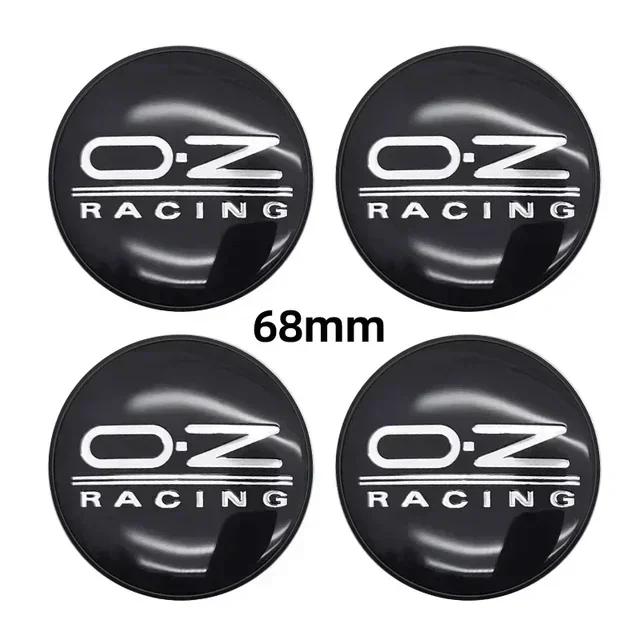 4pcs Car Wheel Hub Center Caps 56mm 60mm 65mm 68mm For Rim Cover Auto OZ Logo Badge Emblem Exterior Styling Accessories