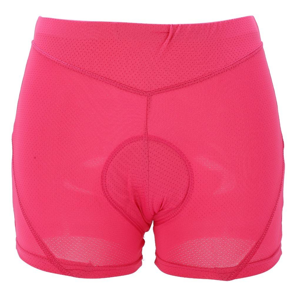 Breathable Cycling Shorts Polyester, Silicone Women Bicycle Briefs  for MTB Road Riding Fitness