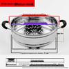 Chixing Stainless Steel Steamer Basket