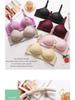 Comfortable Plus-Size Wire-Free Breathable Women's Bra, Non-Magnetic, Thin Cup, Smooth Fit
