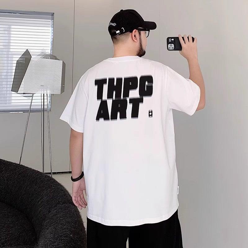 

Эластичная посадка, не мнется, свободный крой, мужской трендовый топ с принтом, с короткими рукавами, хлопковая удобная легкая футболка 8XL [recommended 270-150kg]