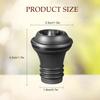 Wine Preserver Vacuum Air Pump  Wine Bottle Stoppers Durable Stainless Steel Construction Airtight, Leak-Proof Seal Easy